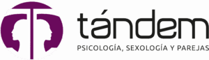logotipo principal horizontal tandem: psicología y sexología.