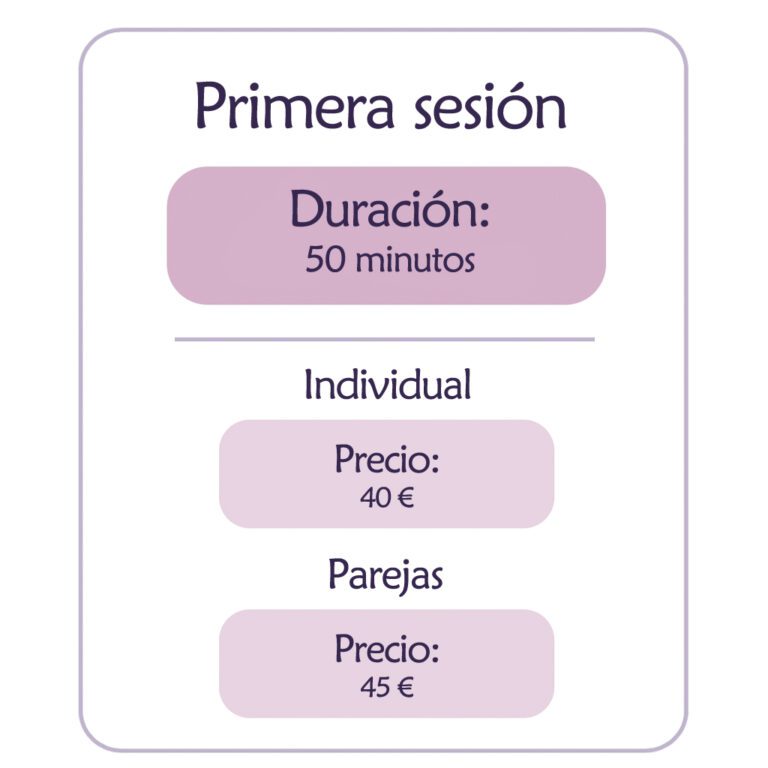 precio terapia individual primera